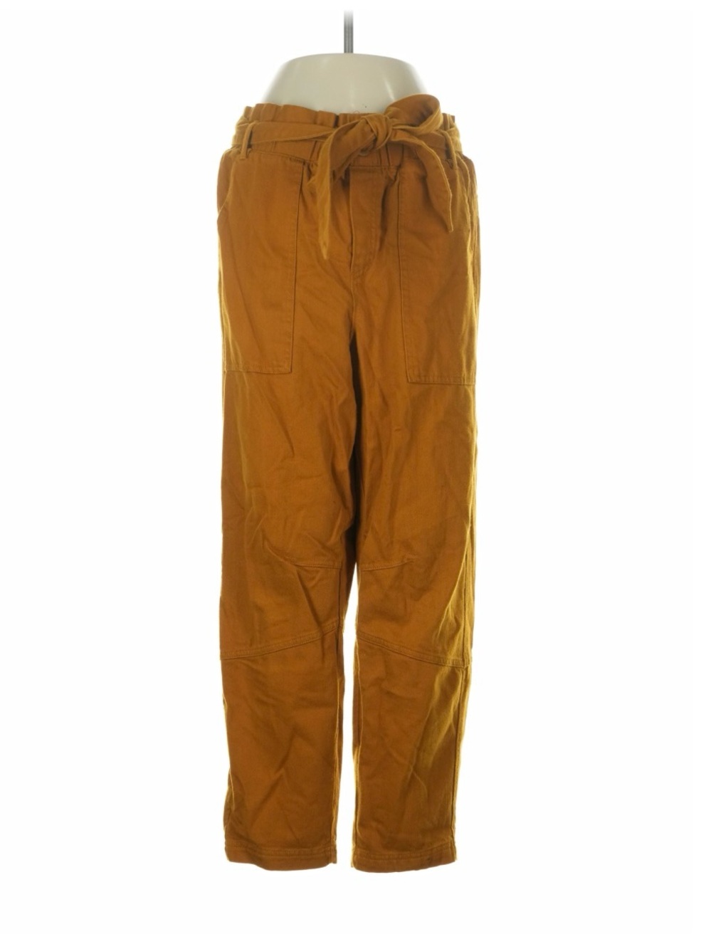 Calia Tie-Waist Cotton Twill Pants